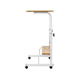Artiss Laptop Desk Portable Sit Stand Desks Height Adjustable Workstation 80CM - Side View