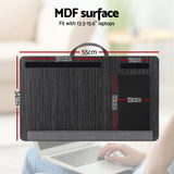 Artiss Lap Desk Laptop DeskS Portable w/ Wrist-rest Phone Slot Mouse Pad 55CM - Top-Down View