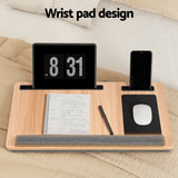 Artiss Lap Desk Laptop Desks Portable w/ Wrist-rest Phone Slot Mouse Pad 55CM - 45-Degree Angle
