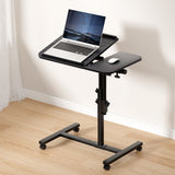 Artiss Laptop Desk Table Fan Cooling Black 60CM - Extra Image