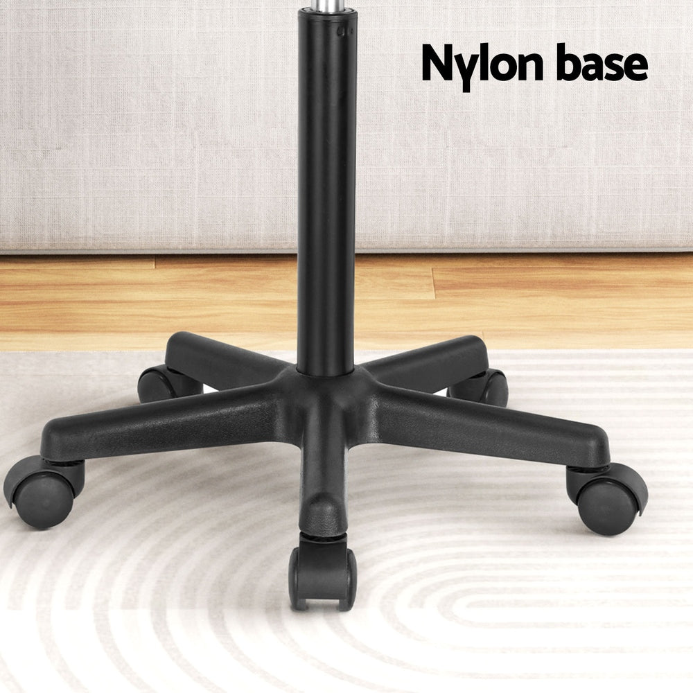 Artiss Mobile Height-Adjustable Laptop Desk with Caster Wheels - 60CM Black
