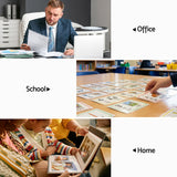 Devanti A3 Laminator Machine, Hot & Cold Thermal Fast Lamination Anti-Jam Laminator for Office School Home Document Photo Card Handmade A3 A4 A5 A6, Black - Low Angle