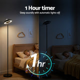 Artiss 2-in-1 LED Floor Lamp with Galaxy Projector &Remote, 178cm Tall Torchiere Standing Light with Dynamic RGB Aurora Stepless 4 Colour Temperatures, 1H Timer for Living Room, Bedroom Kids Room - Extra Image