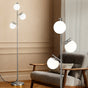 Artiss 3-Light Tree Floor Lamp 165cm Tall Standing Light with Sphere Glass Shades for Modern Homes
