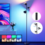 Artiss RGB Floor Lamp LED with 3 Swivel Lights Color Changing Lamp with Remote Stepless Dimmable - Extra Image