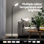Artiss LED Floor Lamp Remote Adjustable Light Stand Home Living Room Reading