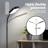 Artiss LED Floor Lamp with Remote Control & 4 Color Temperature Reading Living Room Bedroom Office - 45-Degree Angle