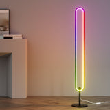 Artiss RGB LED Floor Lamp Remote Control Corner Light Stand Gaming Room 118CM - Close-Up Angle