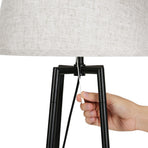Artiss Floor Lamp 2 Tier Shelf Storage LED Light Stand Home Living Room Upright, image 4
