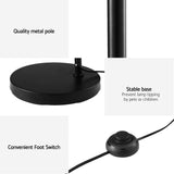 Artiss Modern Glass Shade Floor Lamp - Stylish Lighting for Home and Office - Rear View