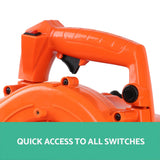 Giantz 25.4cc Petrol Leaf Blower Vacuum 2-in-1 Garden Vac Mulcher Blower Orange - Extra Image
