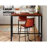 Artiss Alex Bar Table 100CM Rectangular - Front View