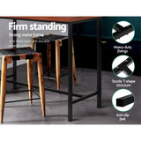 Artiss Alex Bar Table 100CM Rectangular - 45-Degree Angle