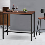 Artiss Alex Bar Table 100CM Rectangular - Rear View