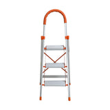 Giantz 3 Step Ladder Multi-Purpose Folding Aluminium Light Weight Non Slip Platform - Side View