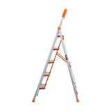Giantz 5 Step Ladder Multi-Purpose Folding Aluminium Light Weight Non Slip Platform - Top-Down View