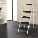 Giantz 4 Step Ladder Multi-Purpose Folding Steel Light Weight Platform - 45-Degree Angle