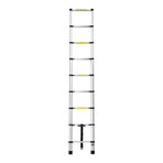 Giantz 2.6M Telescopic Ladder Aluminium Extension Extendable Steps Adjustable Height