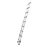 Giantz 2.6M Telescopic Ladder Aluminium Extension Extendable Steps Adjustable Height - Top-Down View