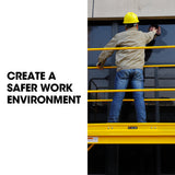Baumr-AG Safety Guard Rail for Adjustable Mobile Scaffold - Top-Down View