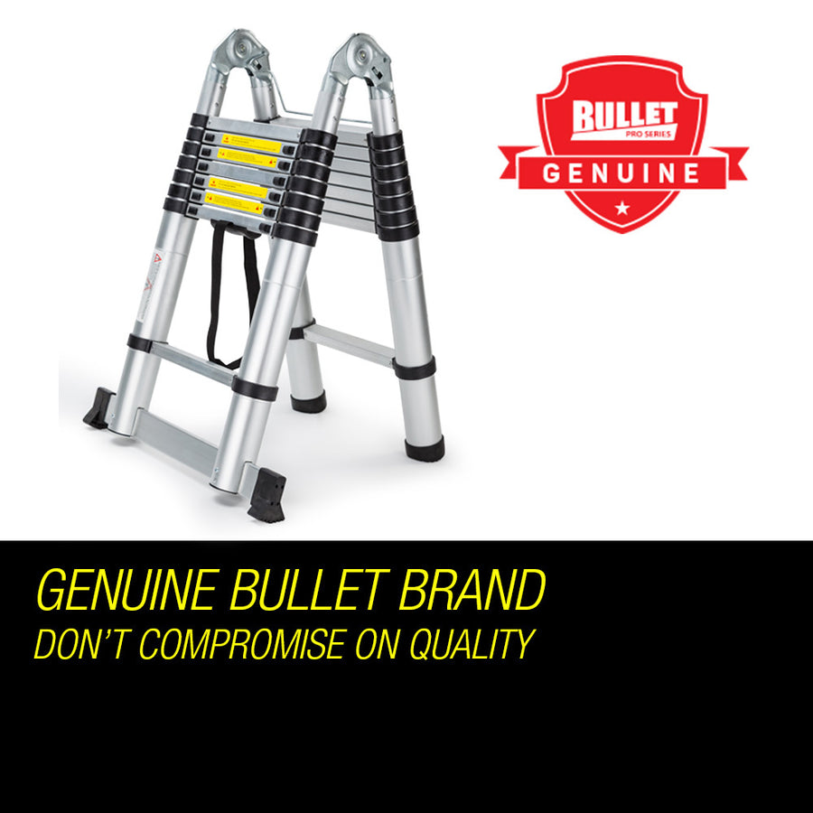 5m Telescopic Aluminium Multipurpose Ladder Extension Alloy Extendable Step AUS