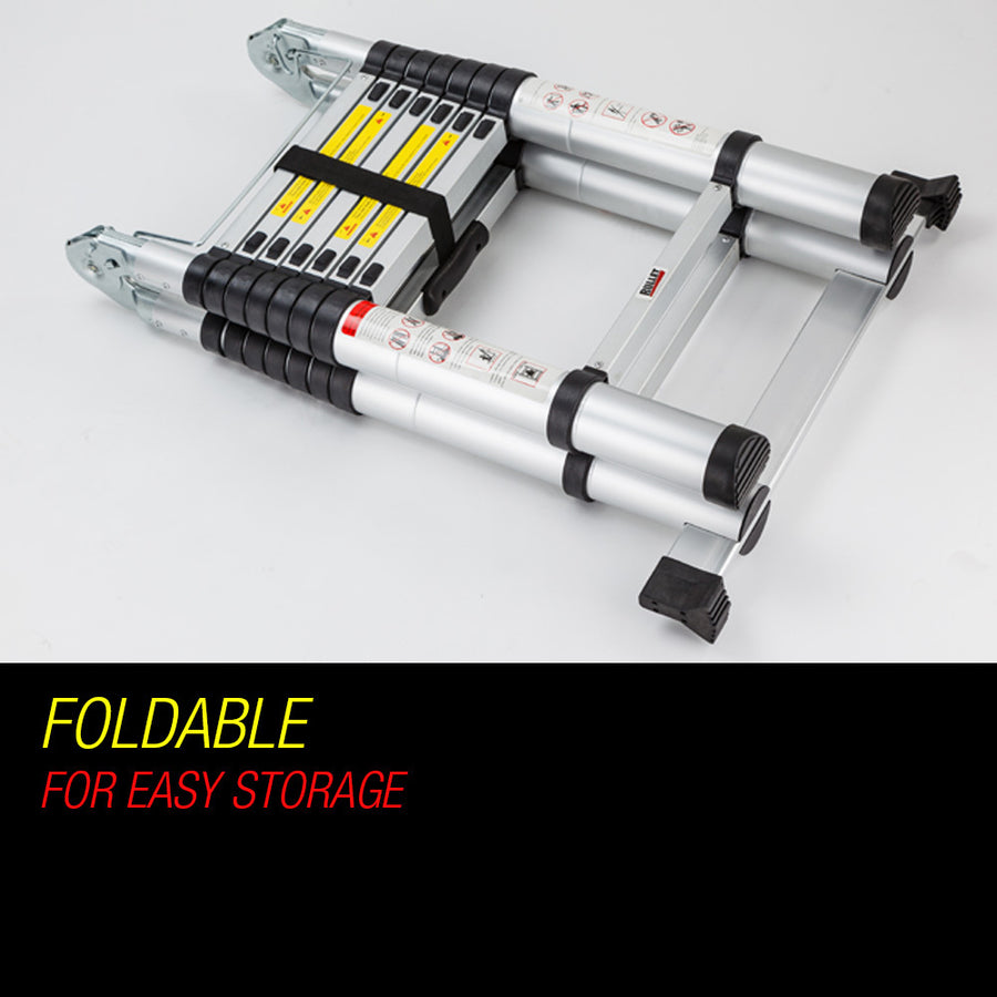5m Telescopic Aluminium Multipurpose Ladder Extension Alloy Extendable Step AUS