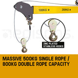 T-REX 12V 800kg 360 Degree Swivel Lifting Crane, for Ute Truck Workshop