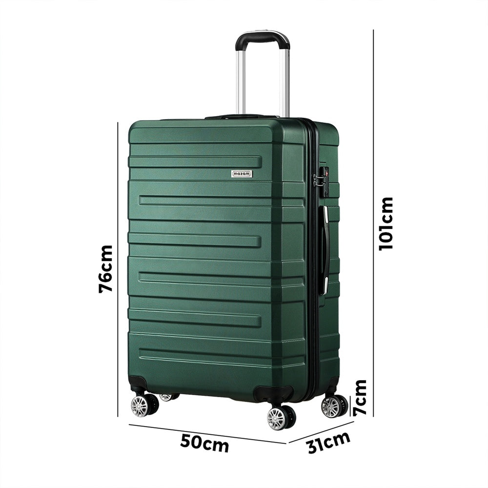 Mazam 28" Luggage Set TSA Lock Hard Case Green