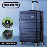 Mazam 28" Luggage Set TSA Lock Hard Case Navy