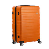 Mazam 28" Luggage Suitcase Trolley Set TSA Lock Hard Case Orange
