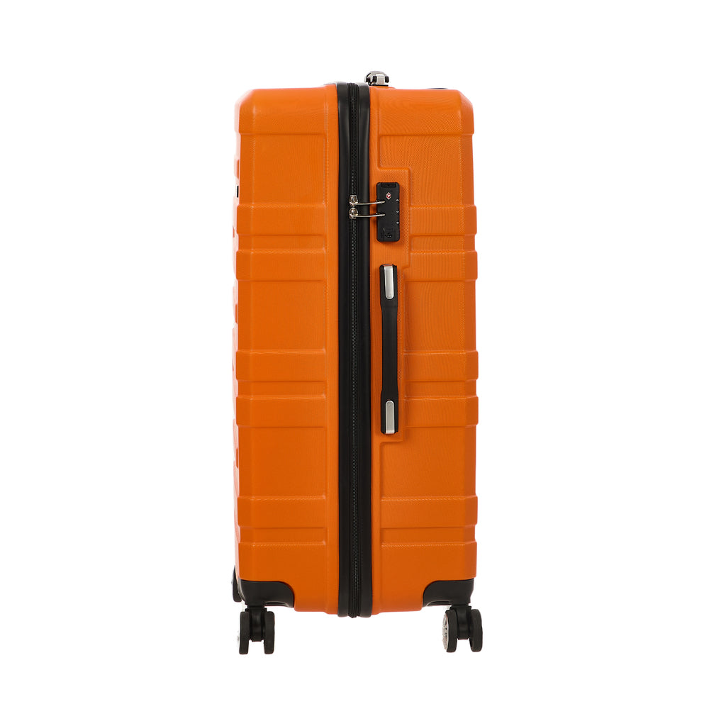 Mazam 28" Luggage Suitcase Trolley Set TSA Lock Hard Case Orange