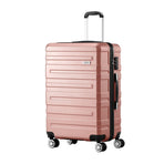 Mazam 28" Luggage Suitcase Trolley Set Travel TSA Lock Pink