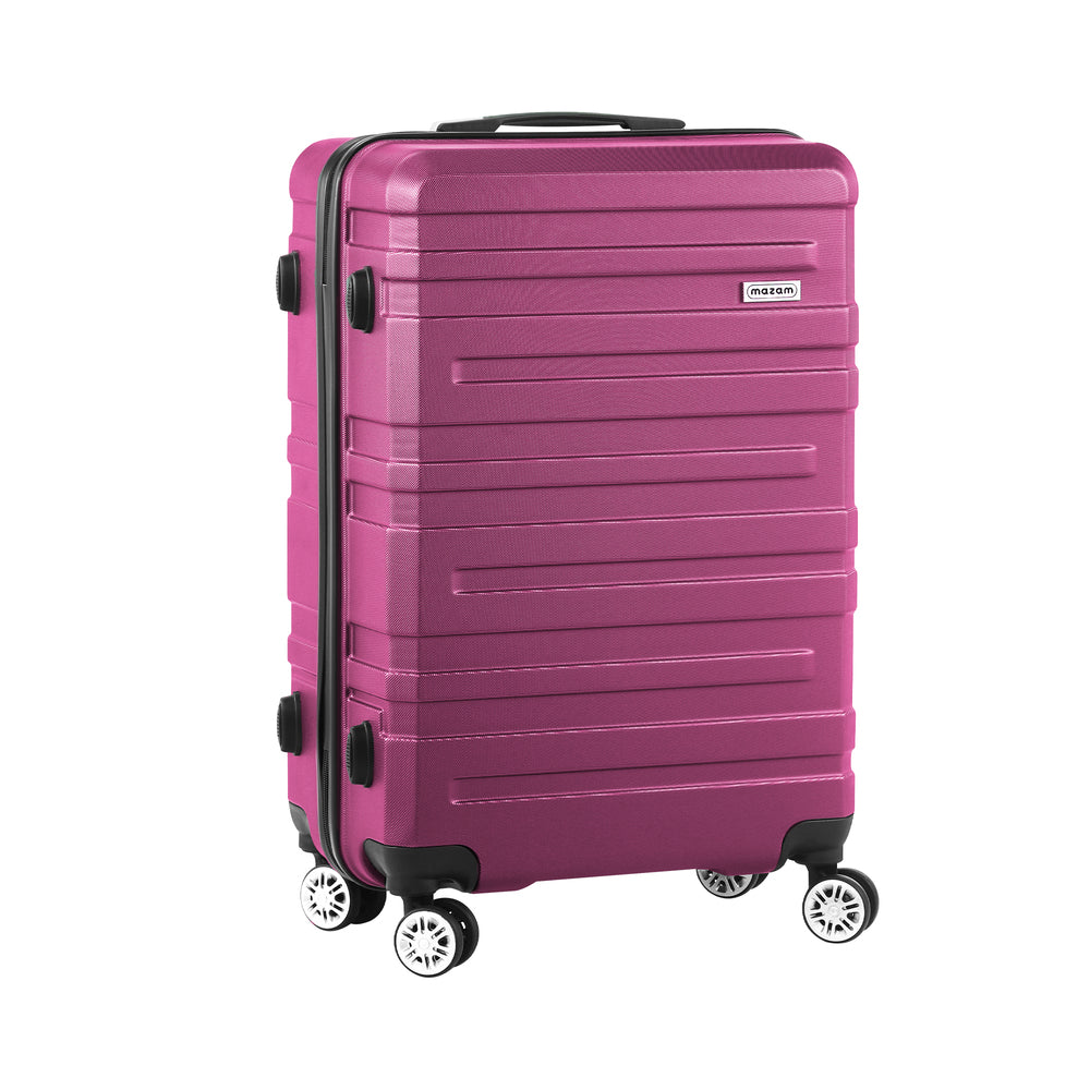 Mazam 28" Luggage Suitcase Trolley Set TSA Lock Hard Case Magenta