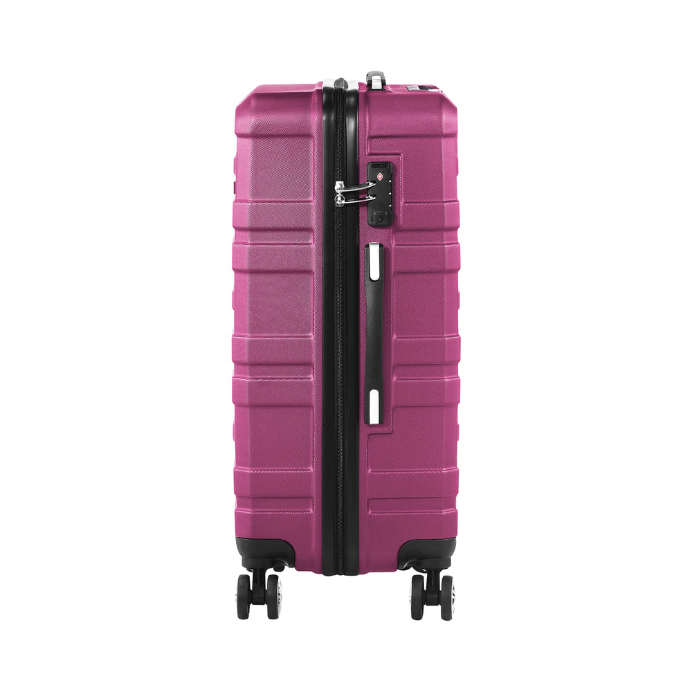 Mazam 28" Luggage Suitcase Trolley Set TSA Lock Hard Case Magenta
