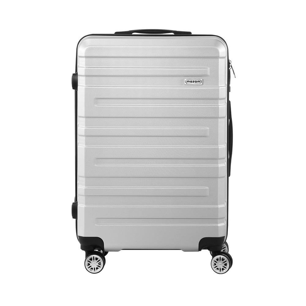 Mazam 28" Luggage Set TSA Lock Hard Case Silver