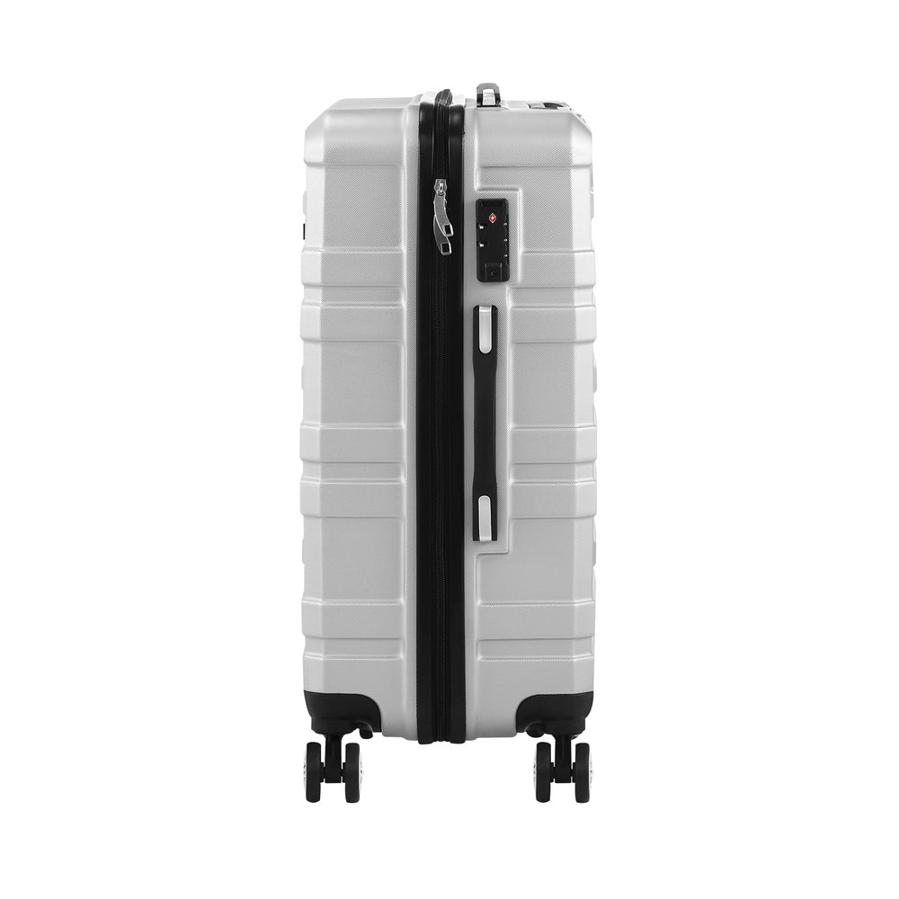 Mazam 28" Luggage Set TSA Lock Hard Case Silver
