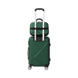 Mazam 2PCS Luggage Set TSA Lock Hard Case Green