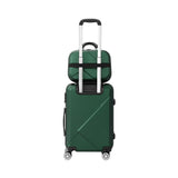 Mazam 2PCS Luggage Set TSA Lock Hard Case Green - Top-Down View