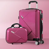 Mazam 28" Luggage Suitcase Trolley Set Travel TSA Lock Red