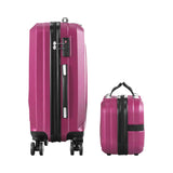 Mazam 28" Luggage Suitcase Trolley Set Travel TSA Lock Red
