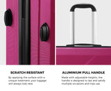 Mazam 28" Luggage Suitcase Trolley Set Travel TSA Lock Red