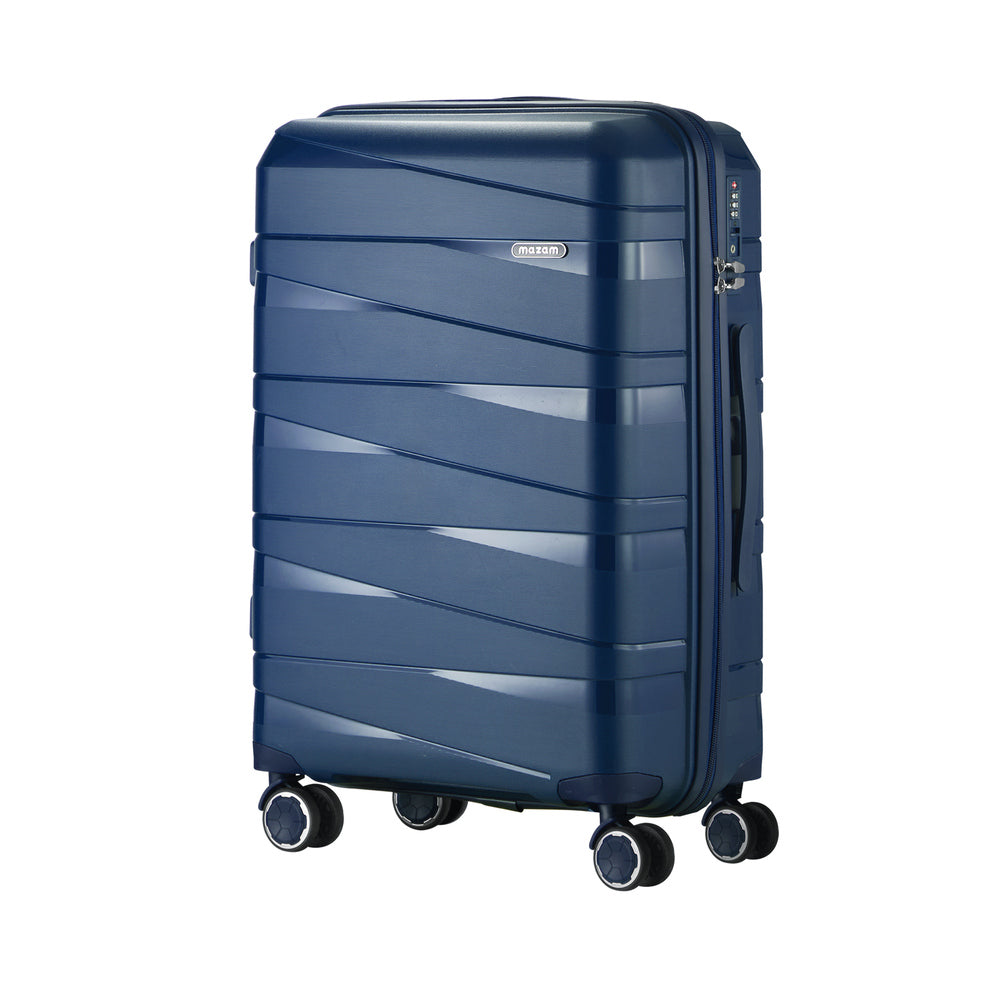Mazam 28" Luggage Set Travel TSA Lock PP Case Navy