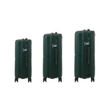 Mazam 3PCS Luggage Suitcase Set Green PP Case TSA Lock