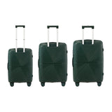 Mazam 3PCS Luggage Suitcase Set Green PP Case TSA Lock
