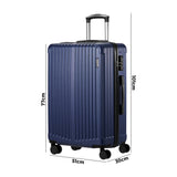 Mazam 28" Luggage Set Travel TSA Lock ABS Case Navy