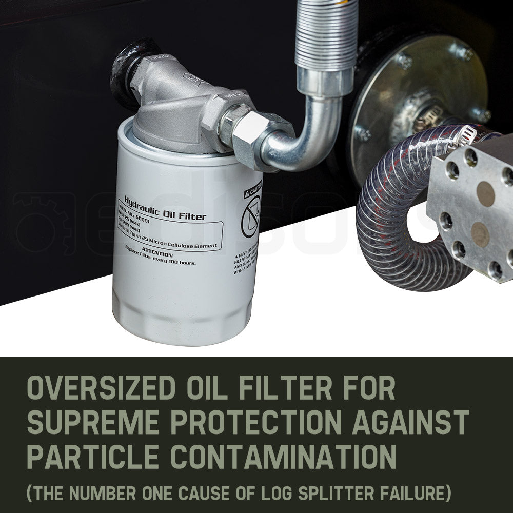 BAUMR-AG 65 Tonne Diesel Hydraulic Horizontal and Vertical Towed Wood Log Splitter with Detachable 4-Way Wedge - HDS800