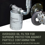 BAUMR-AG 65 Tonne Diesel Hydraulic Horizontal and Vertical Towed Wood Log Splitter with Detachable 4-Way Wedge - HDS800 - Extra Image