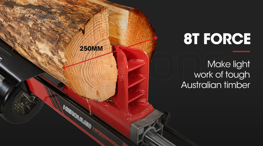 BAUMR-AG 8 Ton Hydraulic Electric Wood Log Splitter