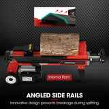 BAUMR-AG 9 Ton Hydraulic Electric Wood Log Splitter - 45-Degree Angle