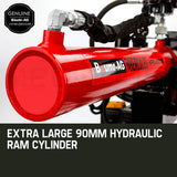 BAUMR-AG 20 Tonne Electric Hydraulic Towed Wood Log Splitter - HPS4500E - Front View
